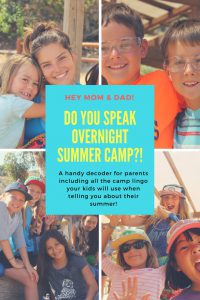 Do you speak Summer Camp?