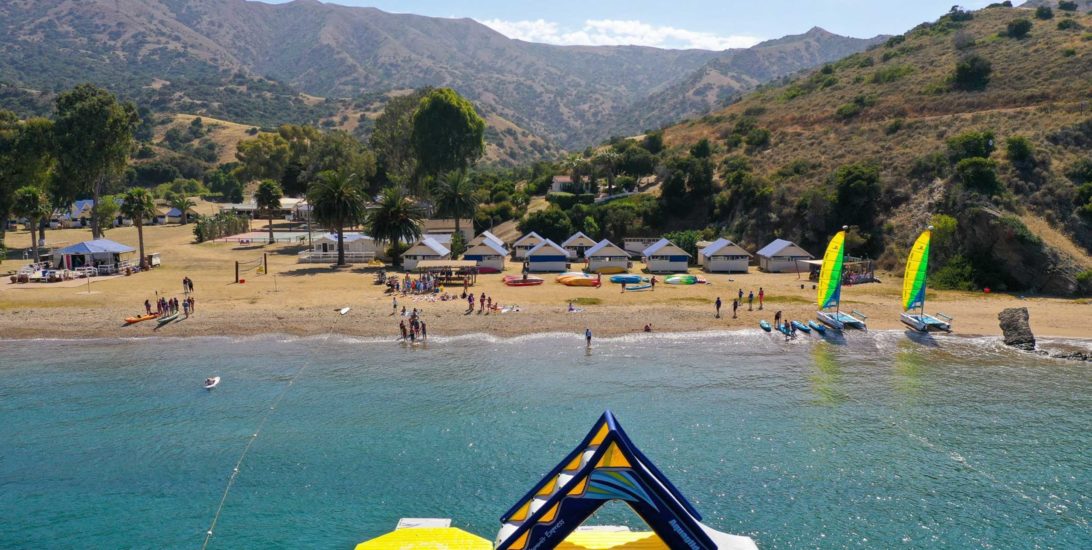 beachfront of catalina island